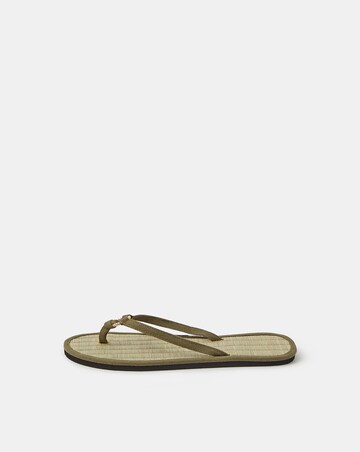 Accessorize Ring Seagrass Flip Flops
