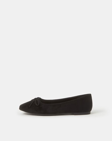Accessorize Faux Suede Ballet Flats