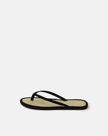 Accessorize Plain Seagrass Flip Flops