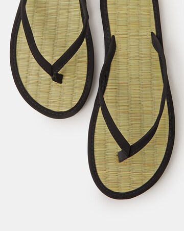 Accessorize Plain Seagrass Flip Flops