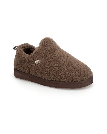 totes Isotoner Womens Borg Bootie Slippers