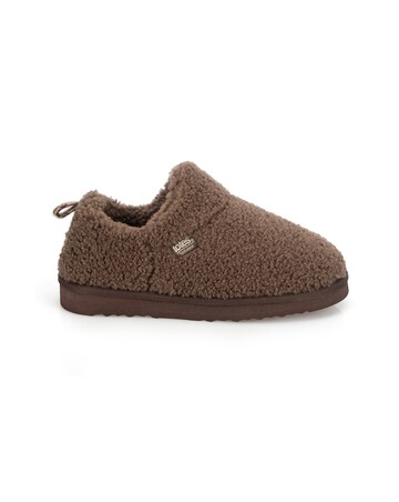 totes Isotoner Womens Borg Bootie Slippers