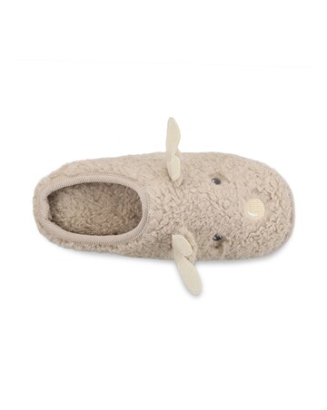 totes Womens Novelty Reindeer Mule Slippers