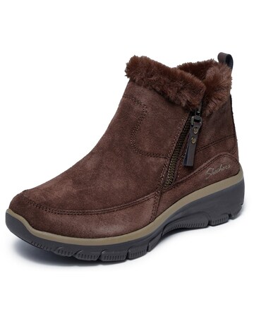 Skechers Easy Going Cool Zip! Ankle Boots