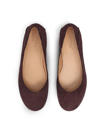 Hotter Birdie Wide Fit Ballerina Pump