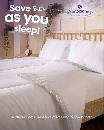 Slumberdown Feels Like Down Pillows Pack of 2 Pillows