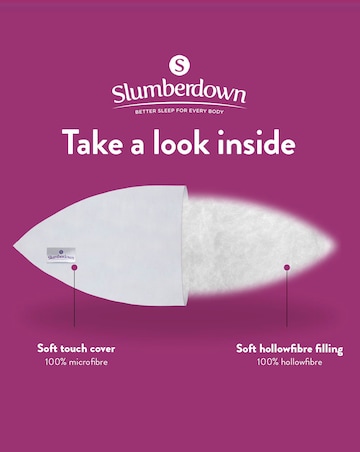 Slumberdown Feels Like Down Pillows Pack of 2 Pillows