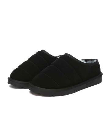 EVERAU Jaeger Low Ankle Slippers in Black