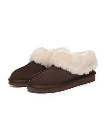 EVERAU Ibis Cosy Slipper in Chocolate