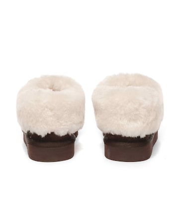 EVERAU Ibis Cosy Slipper in Chocolate