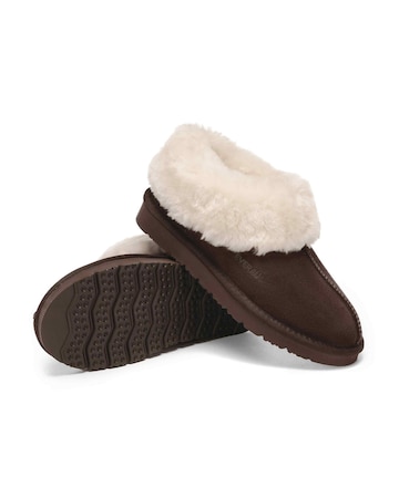 EVERAU Ibis Cosy Slipper in Chocolate