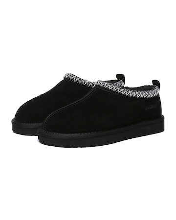 EVERAU Wigeon Boho Slippers in Black