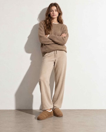 EVERAU Jaeger Low Ankle Slippers in Chestnut