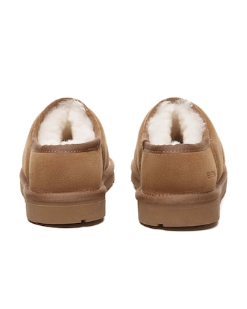 EVERAU Jaeger Low Ankle Slippers in Chestnut