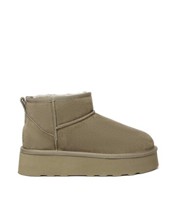 EVERAU Heron Ultra Mini Platform Boots in Caribou
