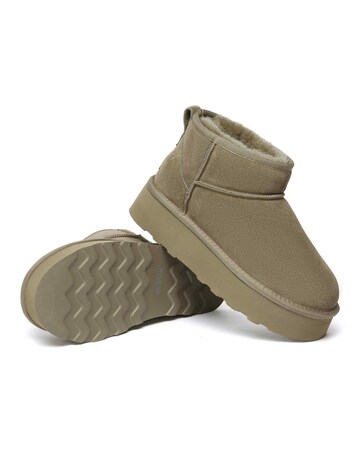 EVERAU Heron Ultra Mini Platform Boots in Caribou