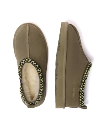 EVERAU Wigeon Boho Slippers in Olive