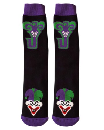 Batman Joker 2pk Slipper Socks