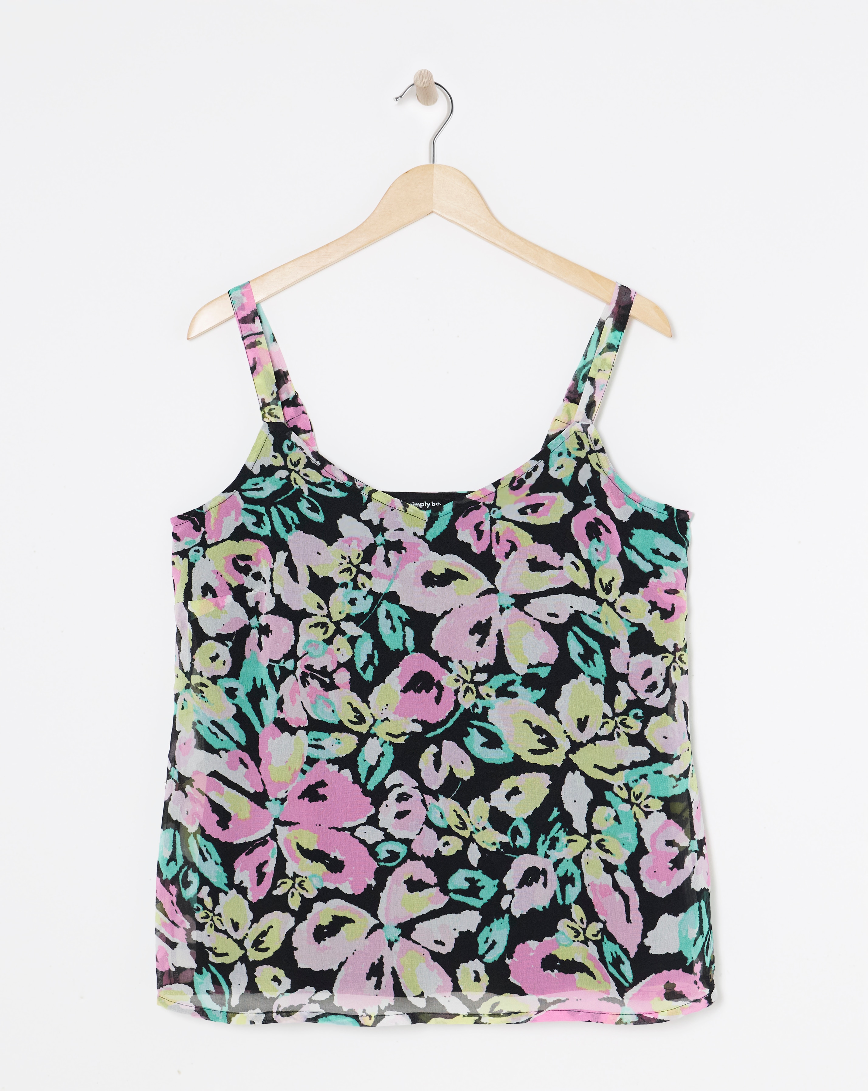 Chiffon Georgette Strappy Cami Top