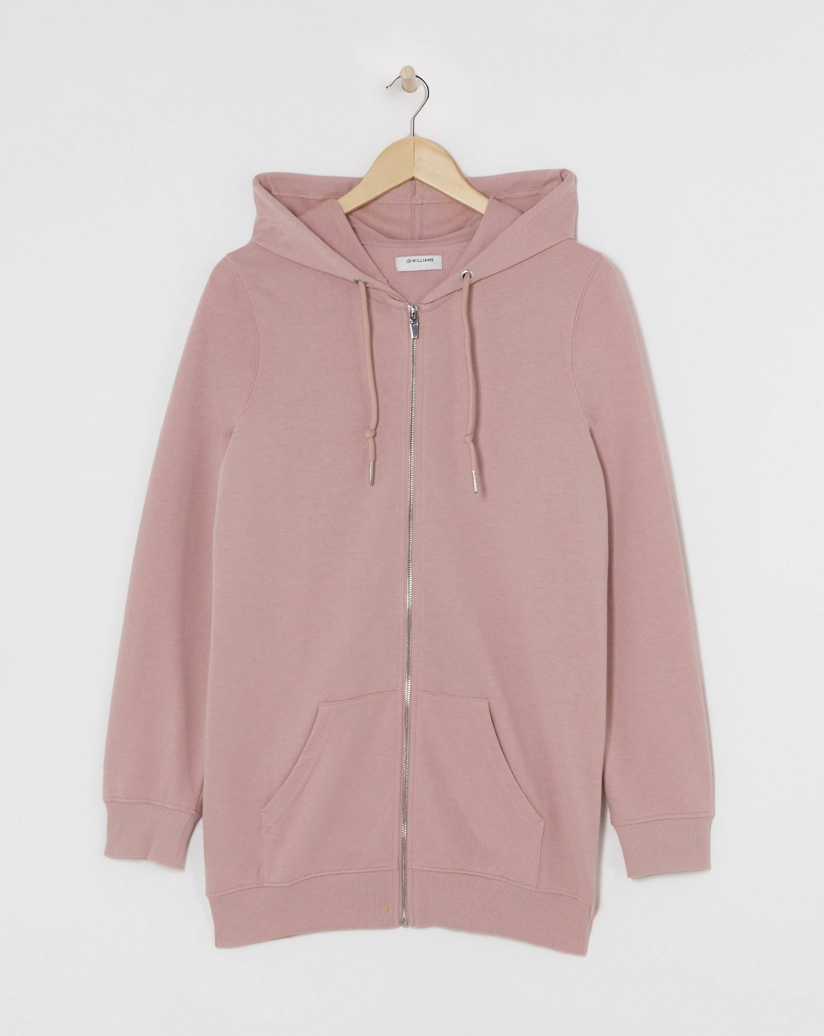 The Longline Zip up Hoodie