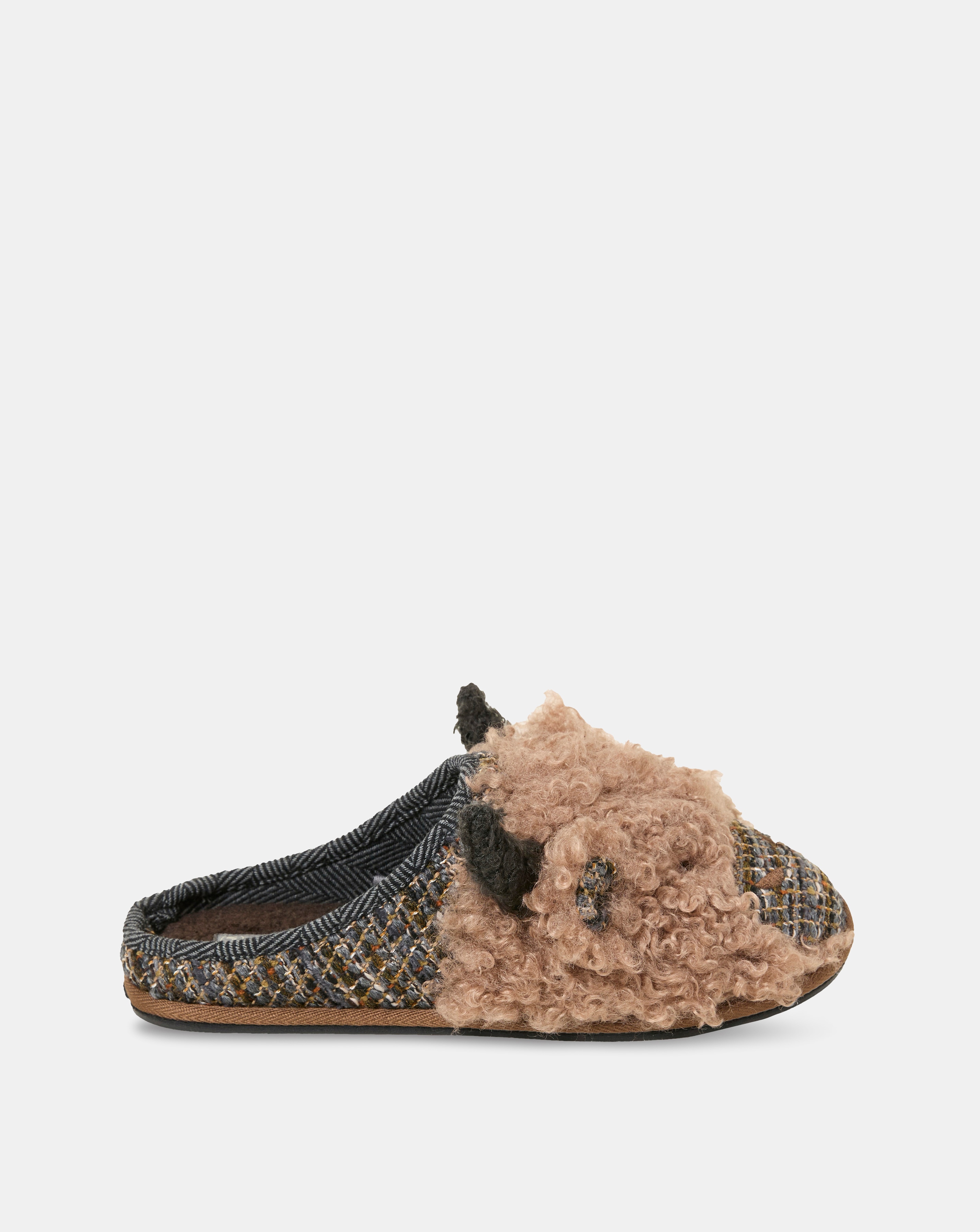 FatFace Hamish Cow Slipper - Brown