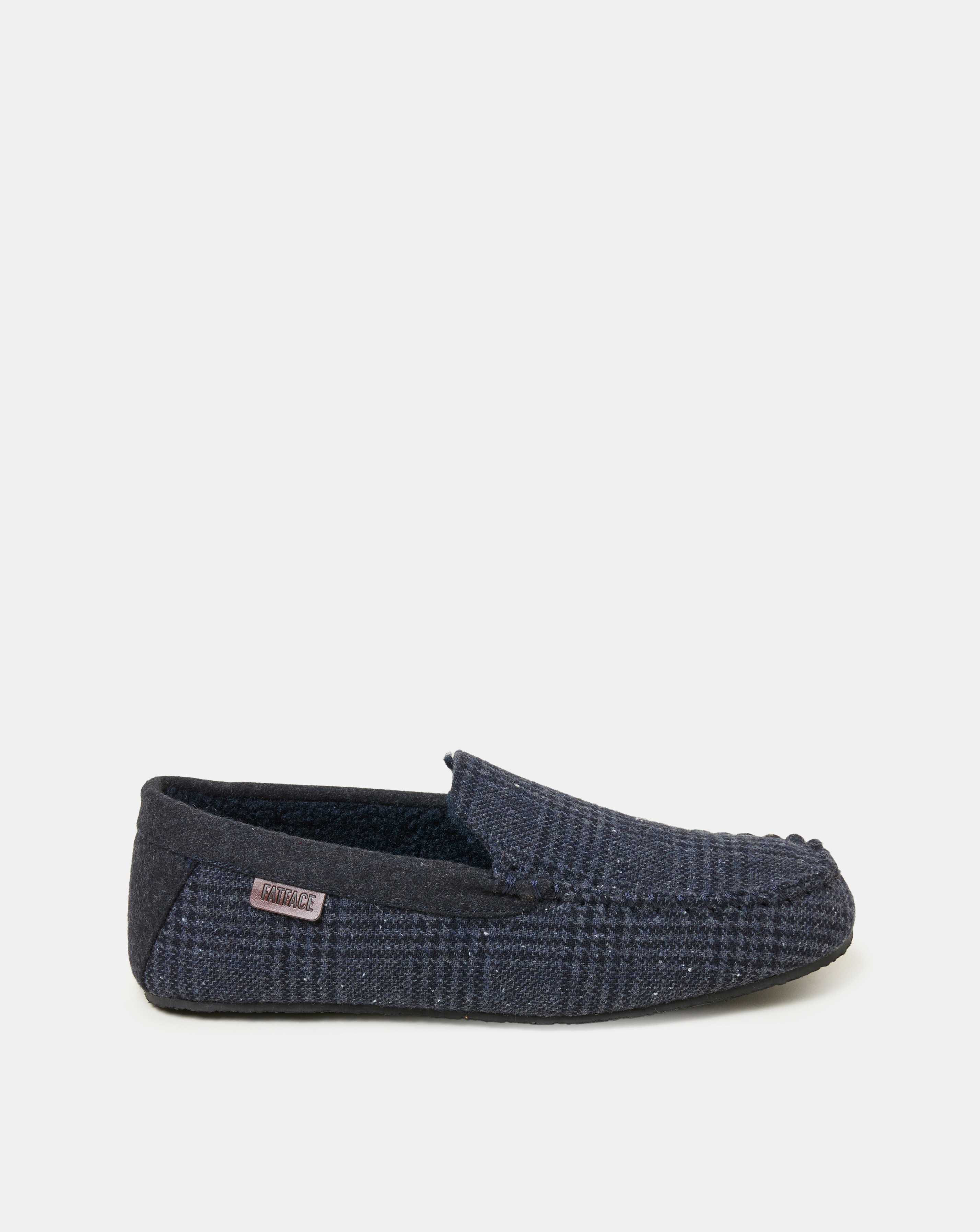 FatFace Noah Moccasin Slipper - Navy