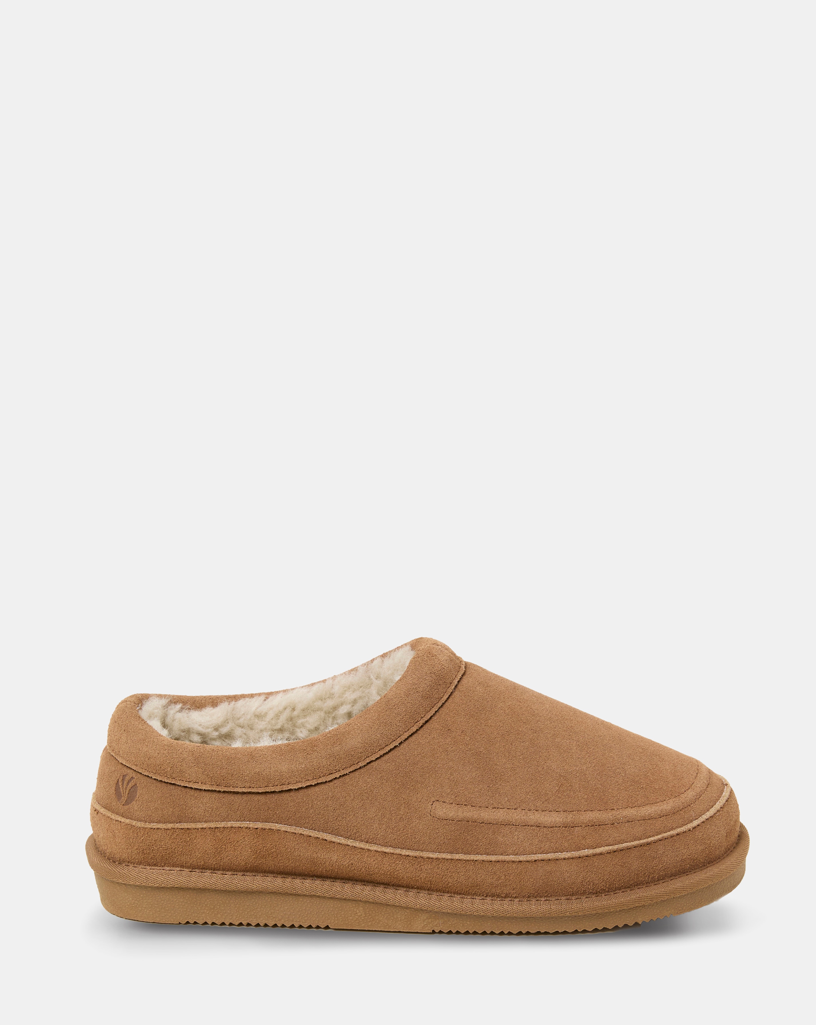 FatFace Lewis Suede Slipper - Tan