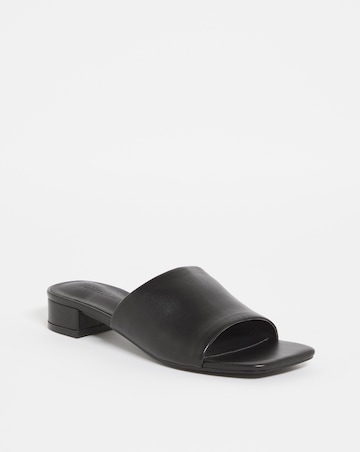 Low Heeled Mule - Wide Fit (E)