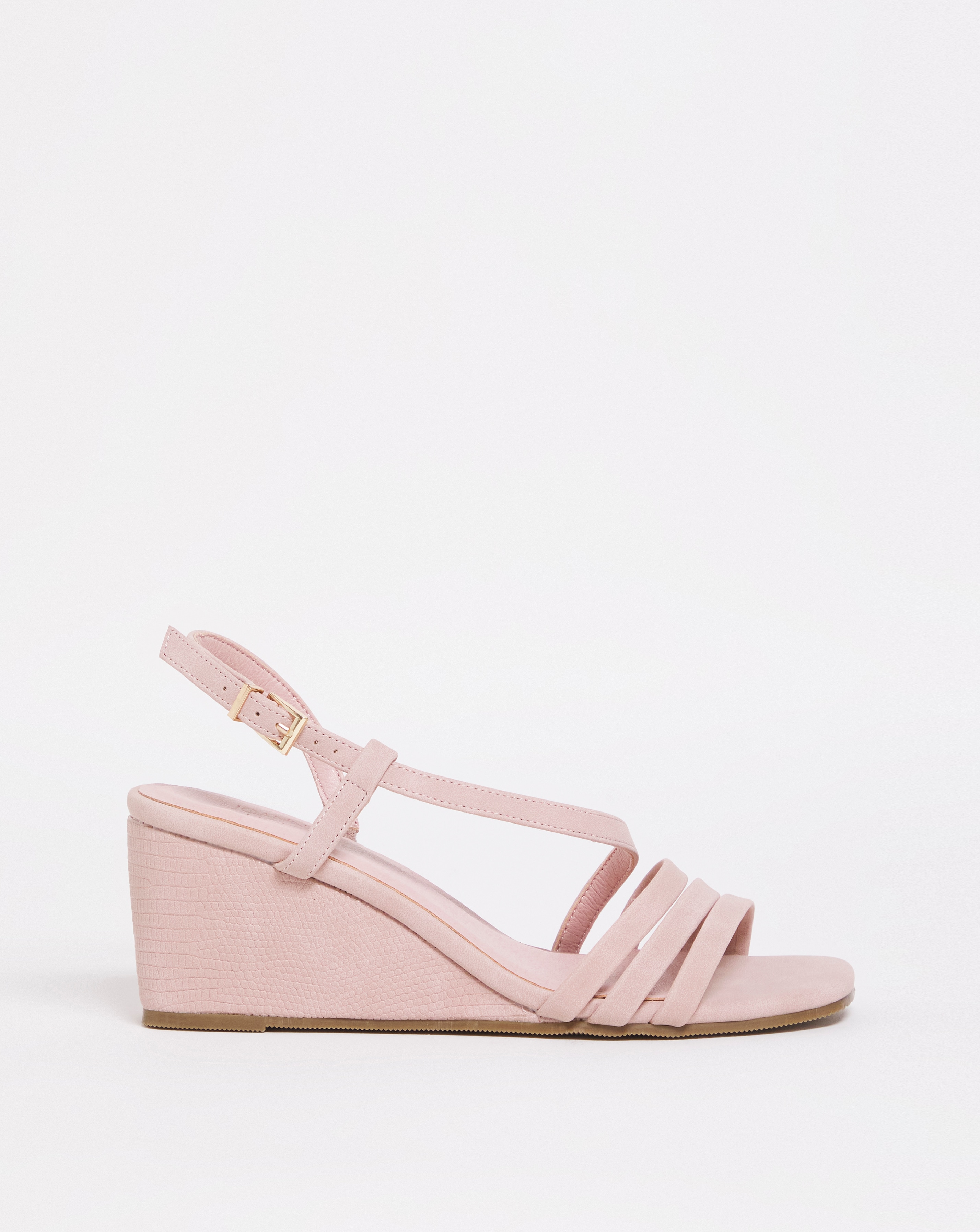 Joanna Hope Strippy Wedge Sandal EEE Fit
