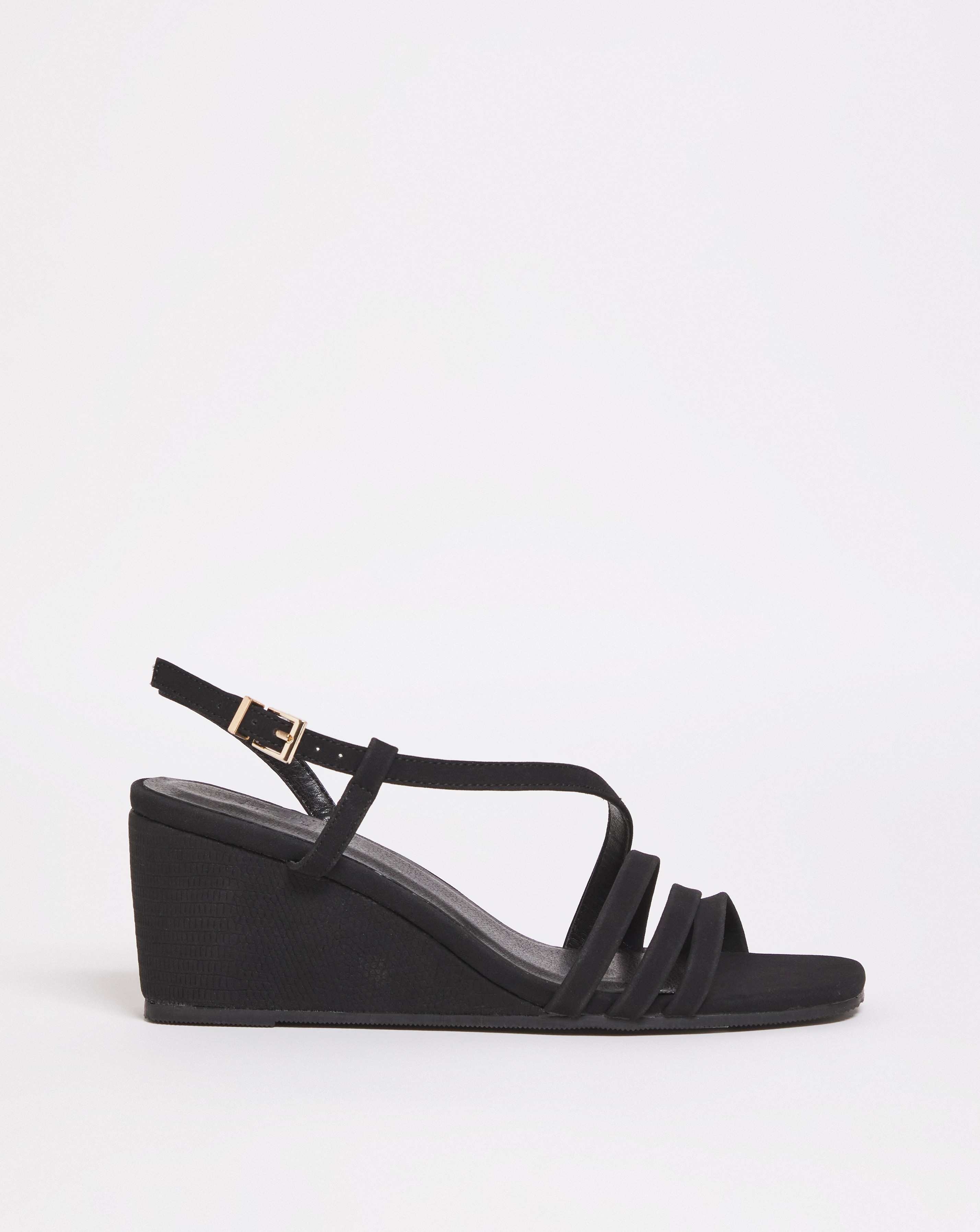 Joanna Hope Strippy Wedge Sandal E Fit