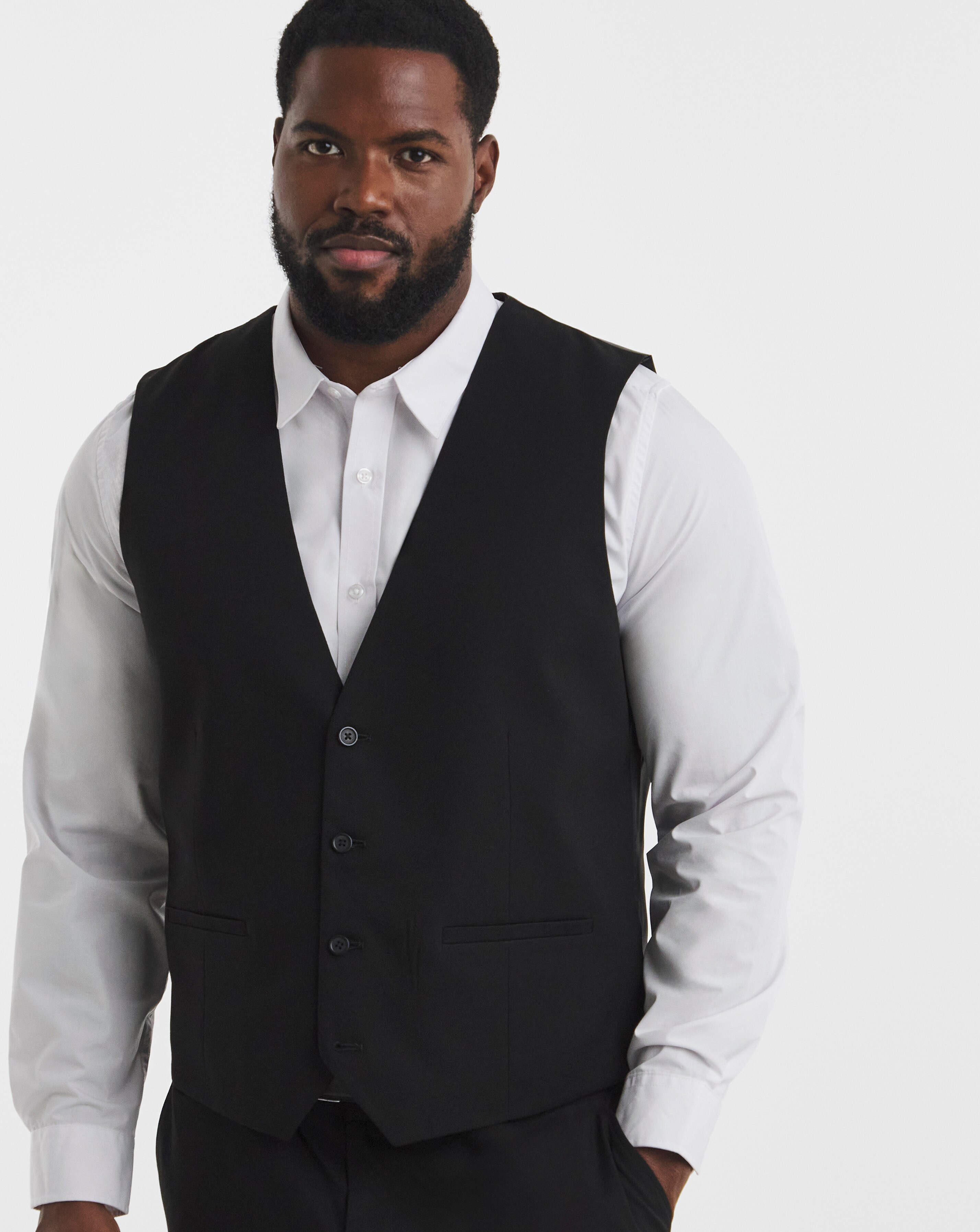 James Regular Fit Stretch Waistcoat