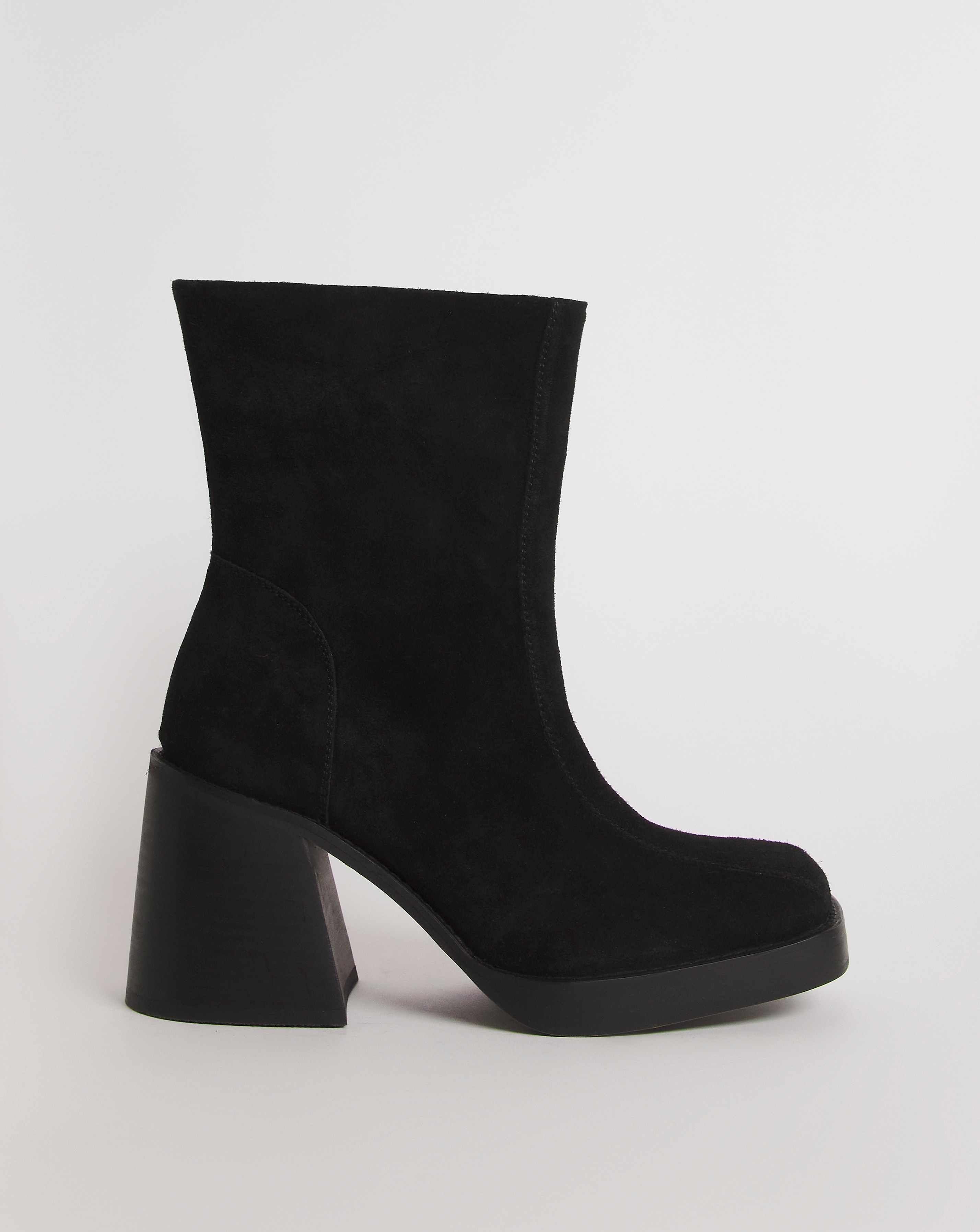 Platform Ankle Boots Ex Wide