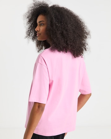 Simply Be Pink Dirty Martini Graphic T-Shirt