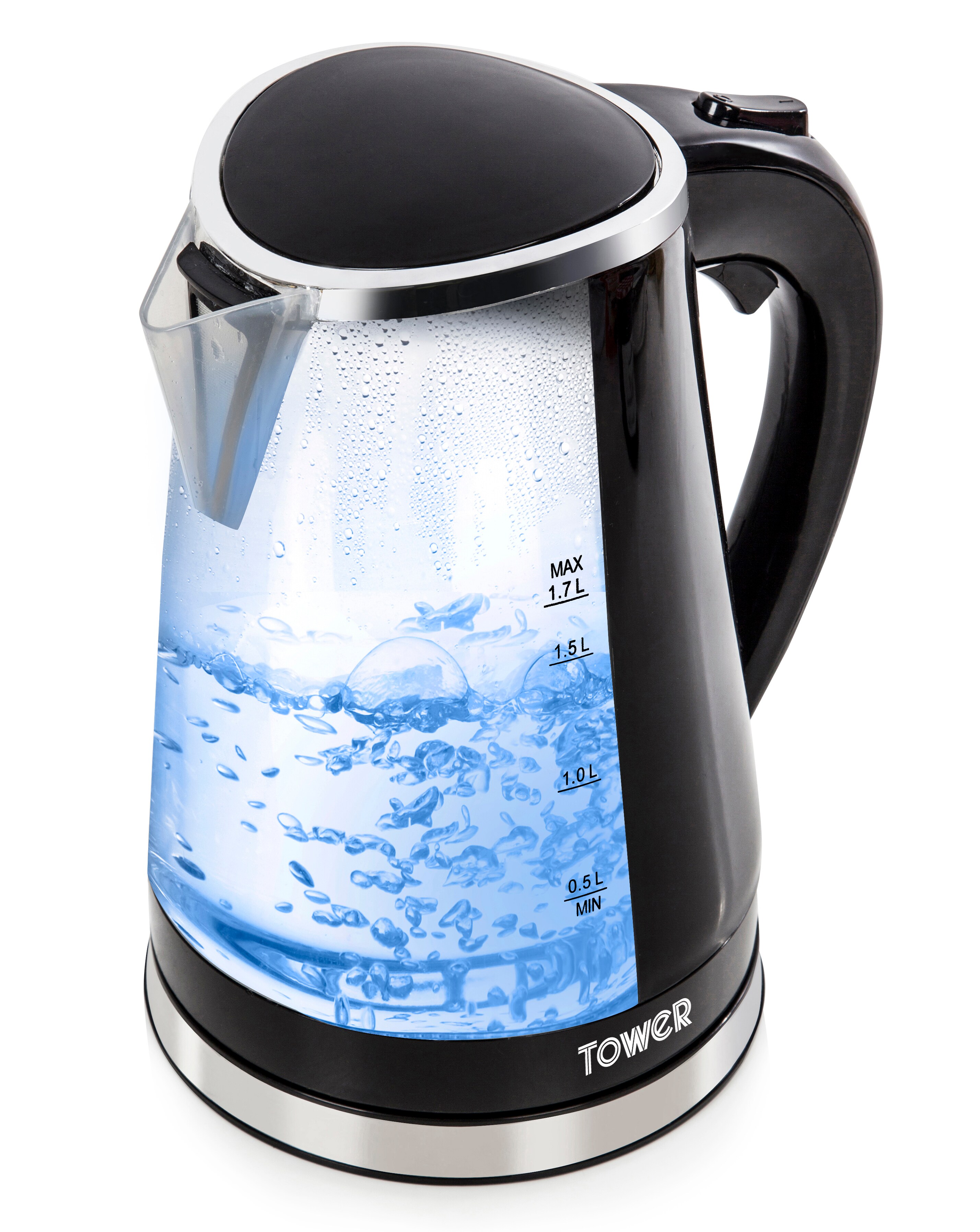 Tower LED Colour Changing Kettle