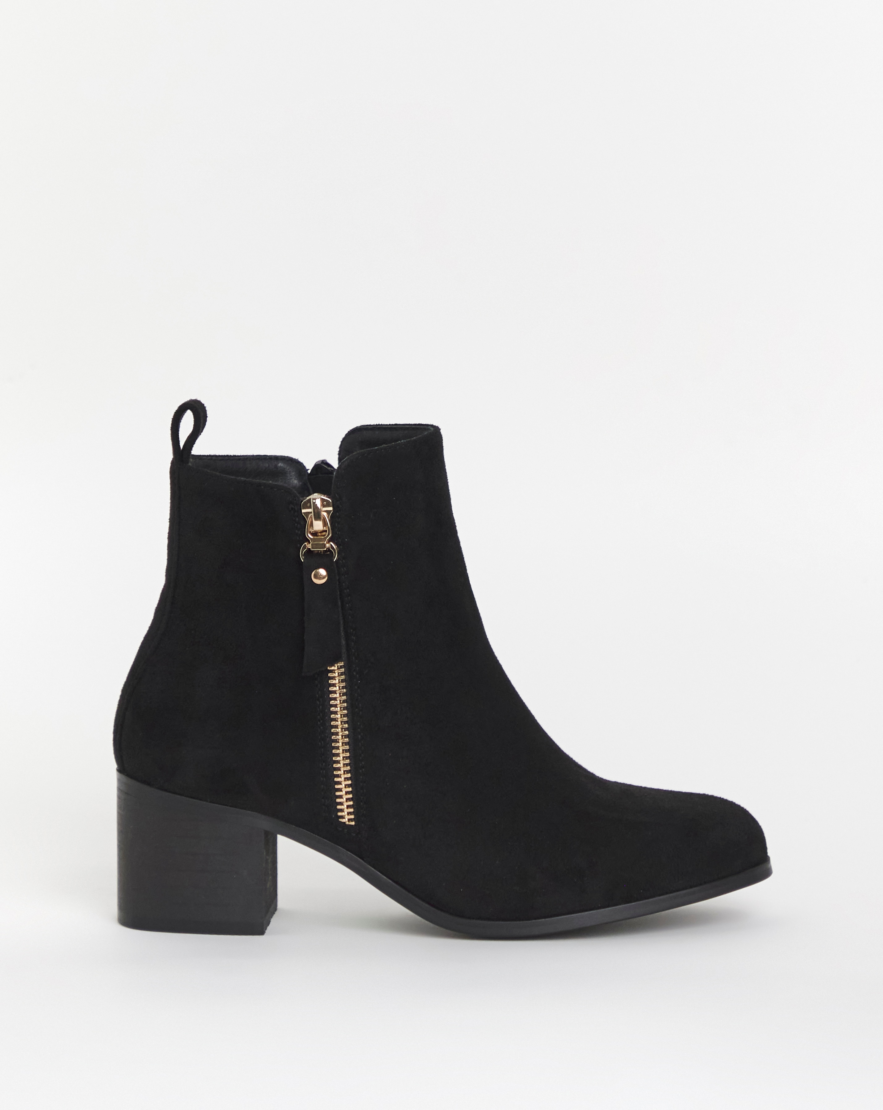 Cushion Walk Block Heel Boot E Fit