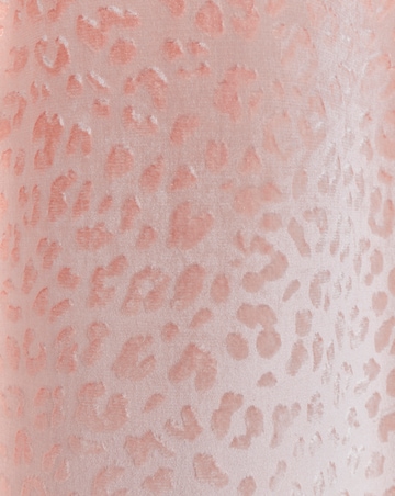 Embossed Leopard Print Velvet Eyelet Curtains