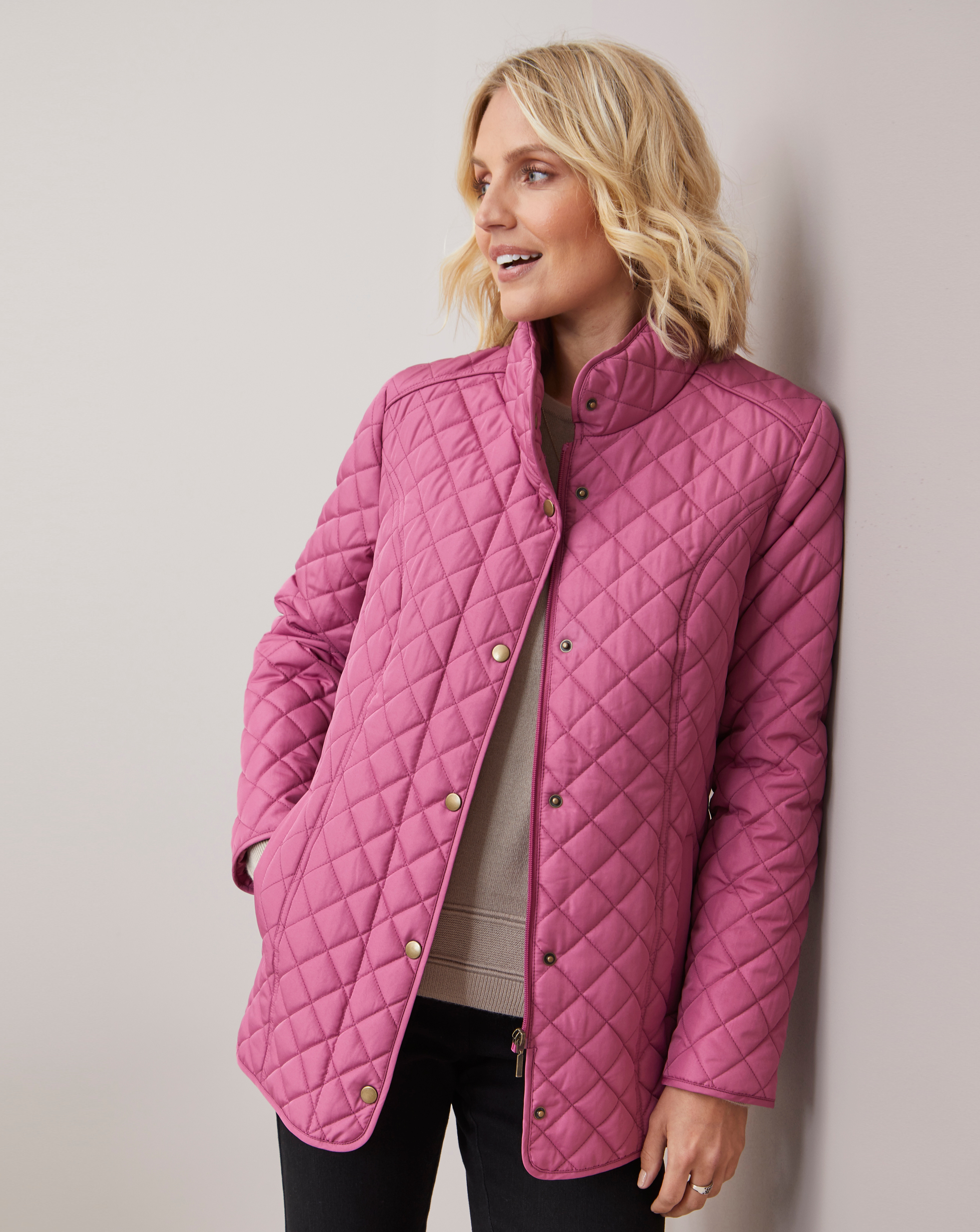 lightly quilted jackets