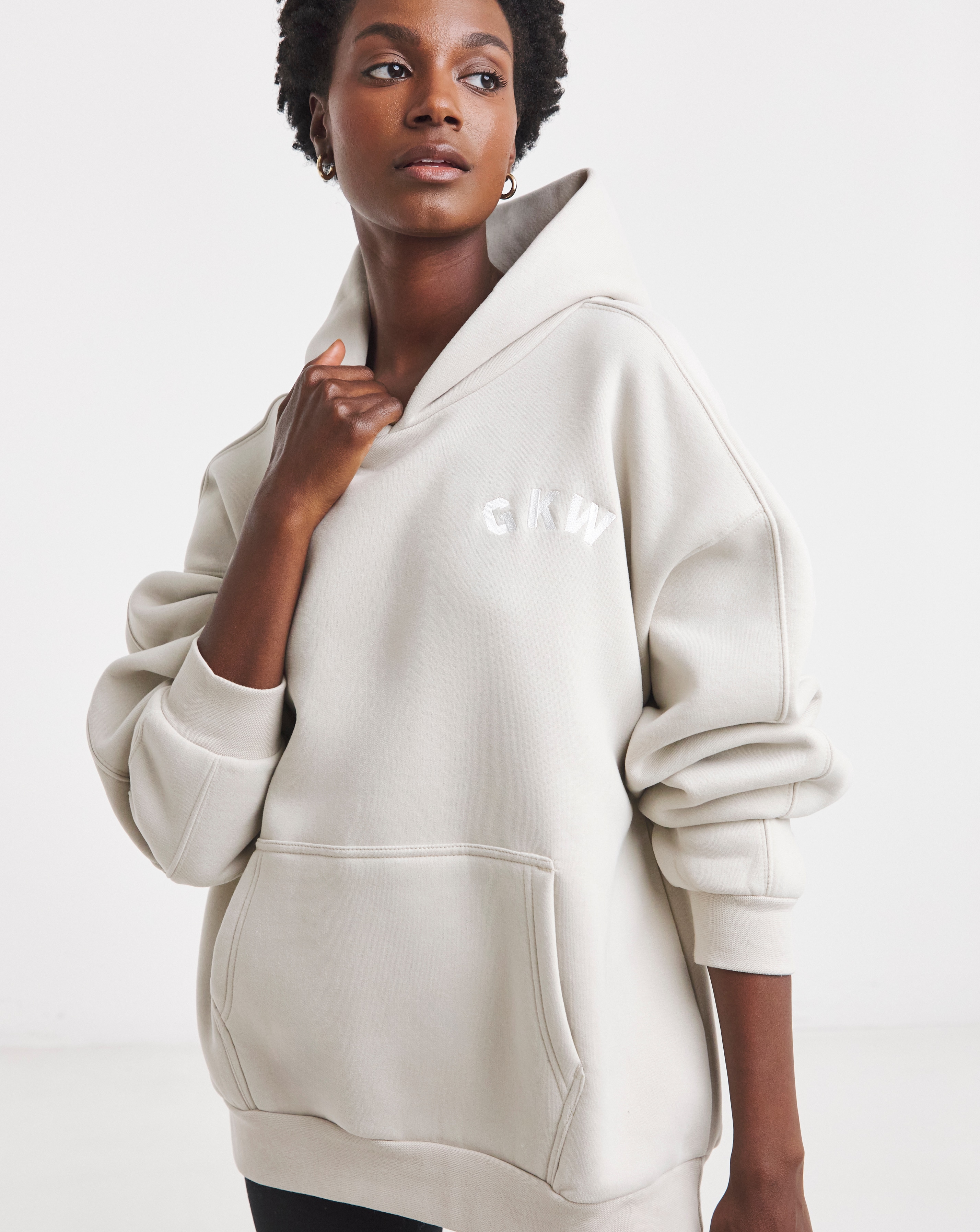 New In - Gym King Peached Oversized Hoodie