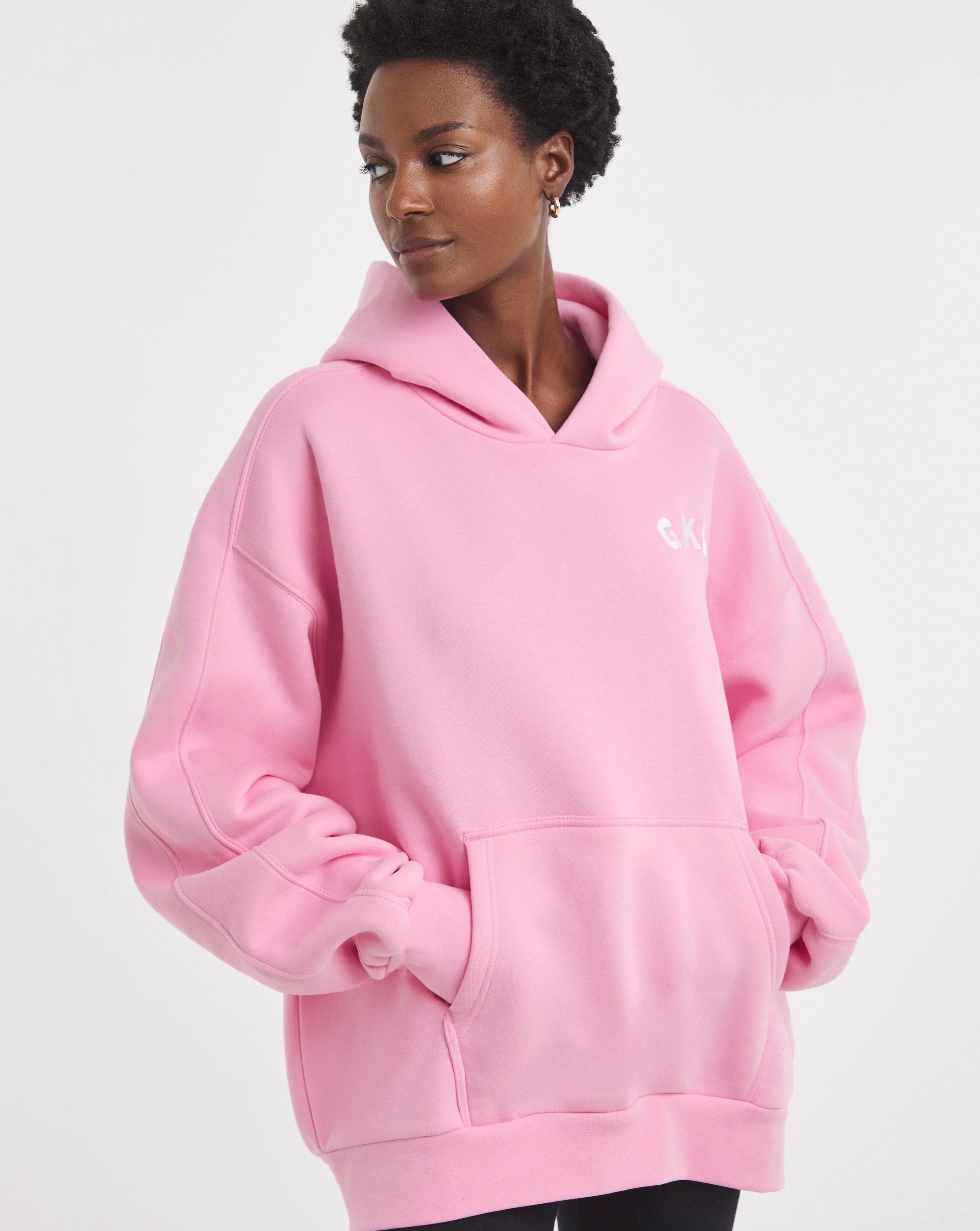 New In - Gym King Peached Oversized Hoodie