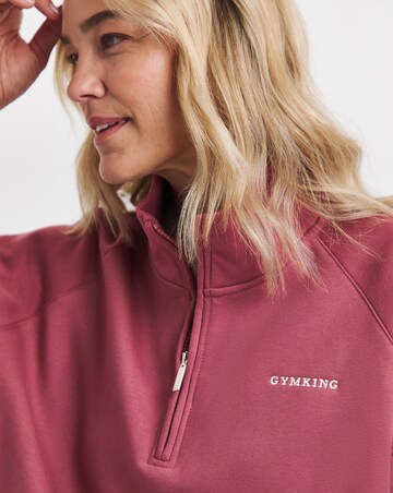Gym King 365 Raglan Sleeve Funnel Neck
