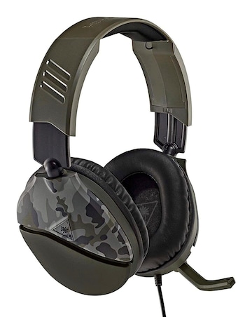 Turtle Beach Recon 70 Multi Format Wired Gaming Headset - Green Camo