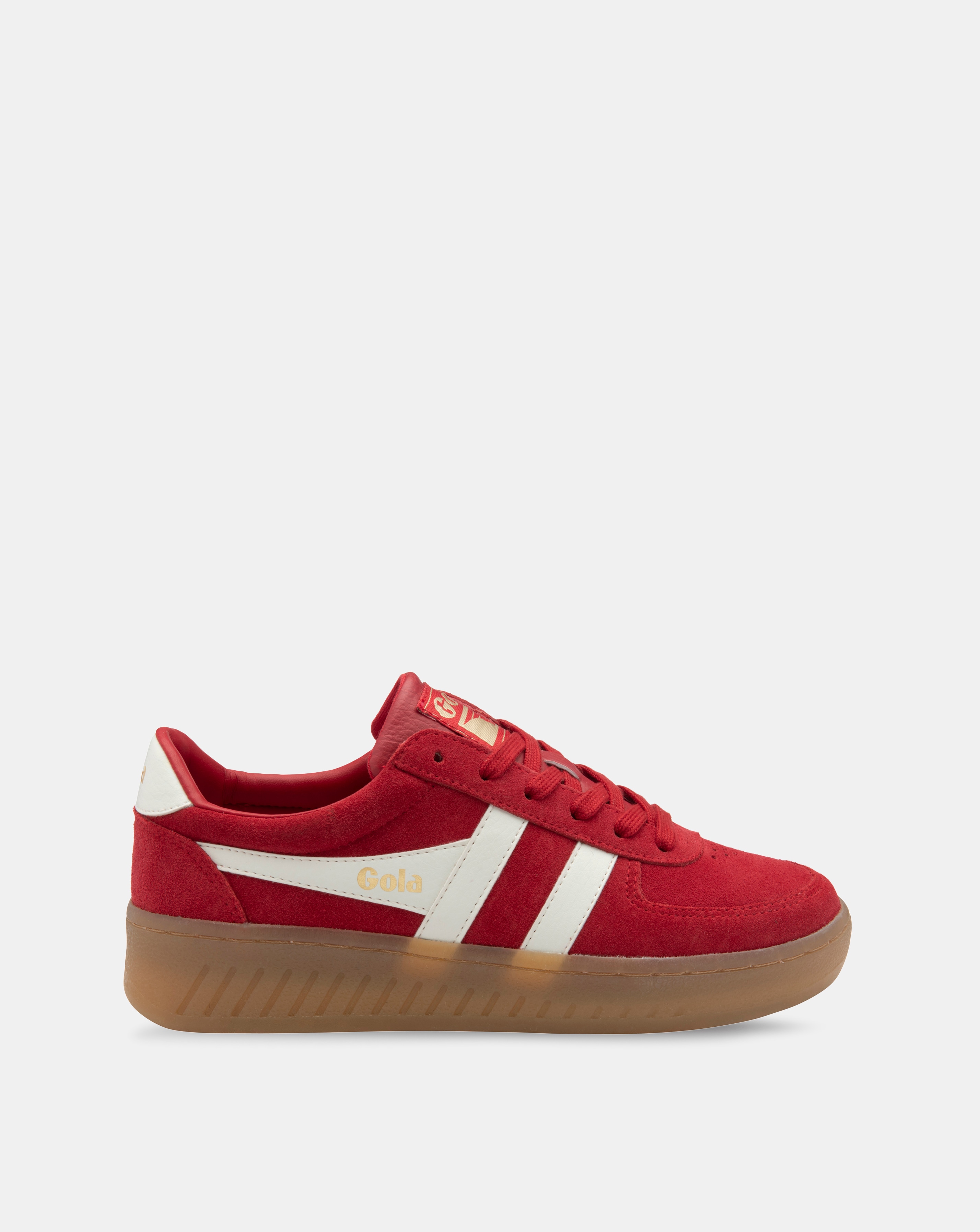 Gola Grandslam Trainers - Red/White/Gum