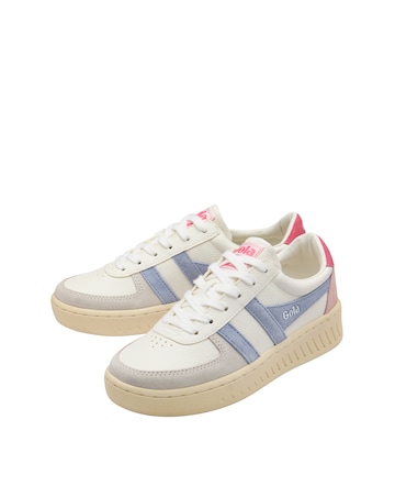 Gola Grandslam Trident Trainers - White/Air/Fluro Pink