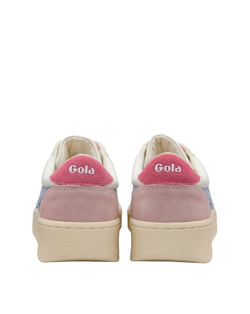 Gola Grandslam Trident Trainers - White/Air/Fluro Pink