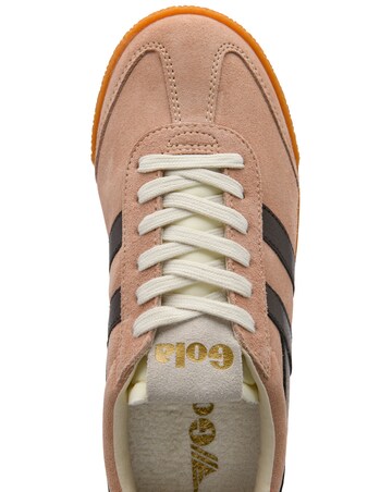 Gola Elan Trainers - Cameo/Mocha/Hot Coral