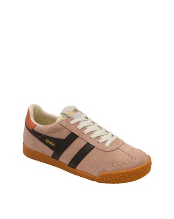 Gola Elan Trainers - Cameo/Mocha/Hot Coral