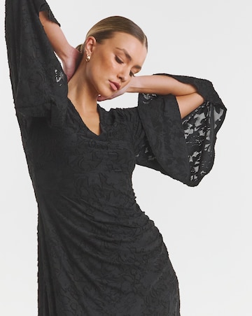 Flounce London Lace Long Sleeve Maxi Dress