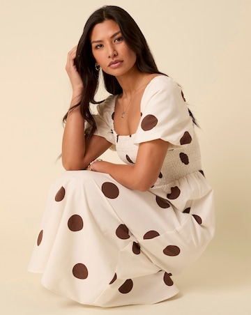 Nobody's Child Tasmin Spot Midi Dress