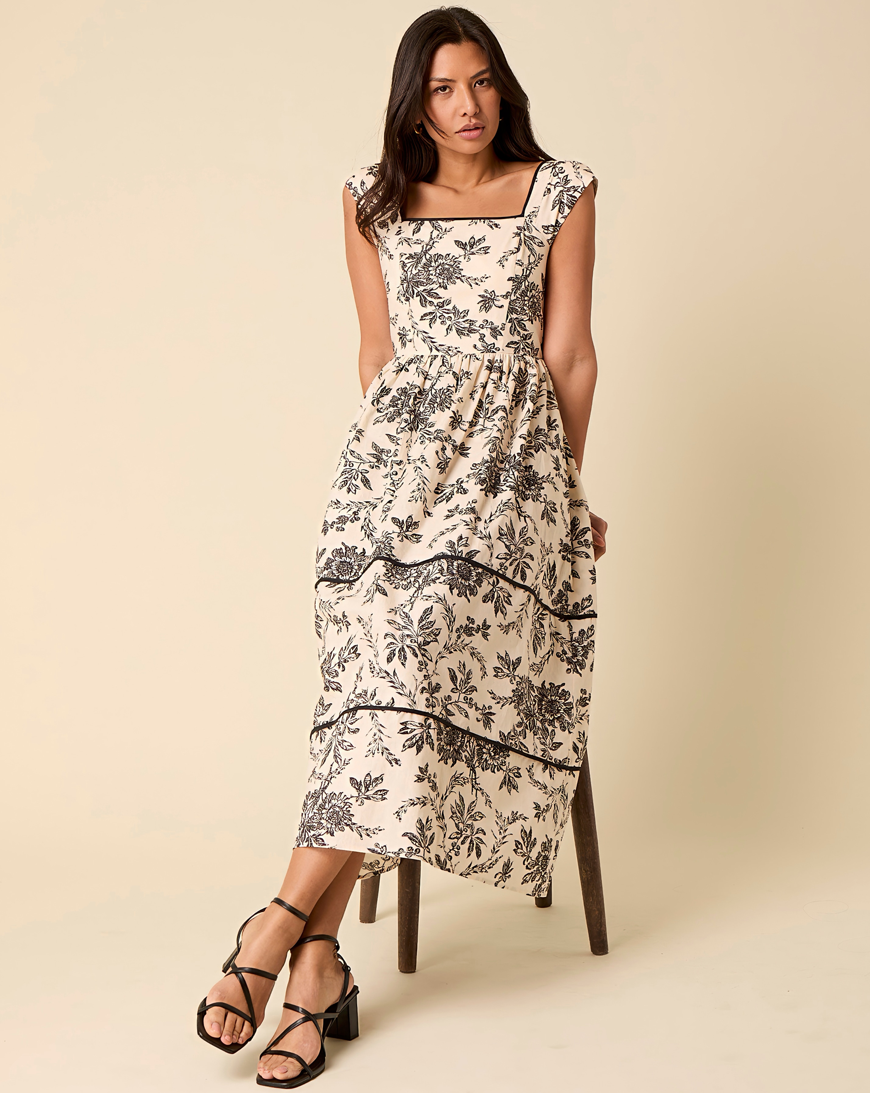 Nobody's Child Mira Midi Dress