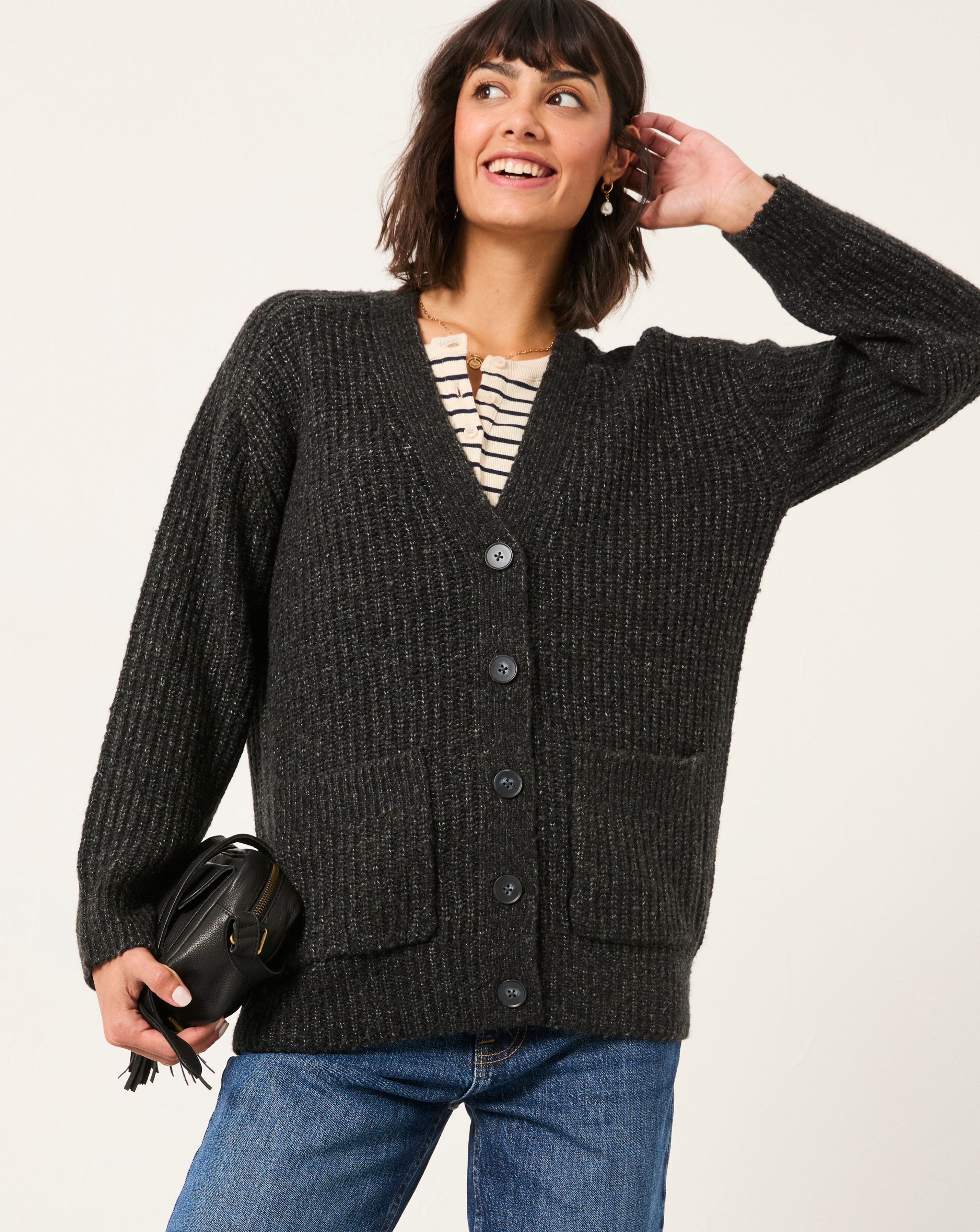 FatFace Blanch Oversized Cardigan